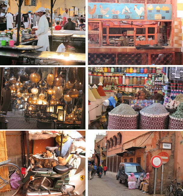 montage of Marrakech photos